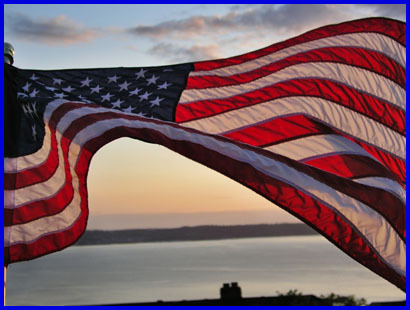 cool american flag pictures. of the American flag being